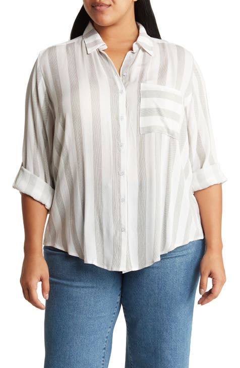 Women's T Tahari Button-Up Shirts Rack | Nordstrom Rack