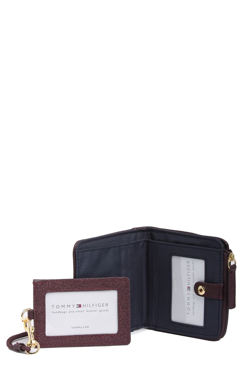 tommy hilfiger box set medium wallet & lanyard set nordstromrack tommy hilfiger box set