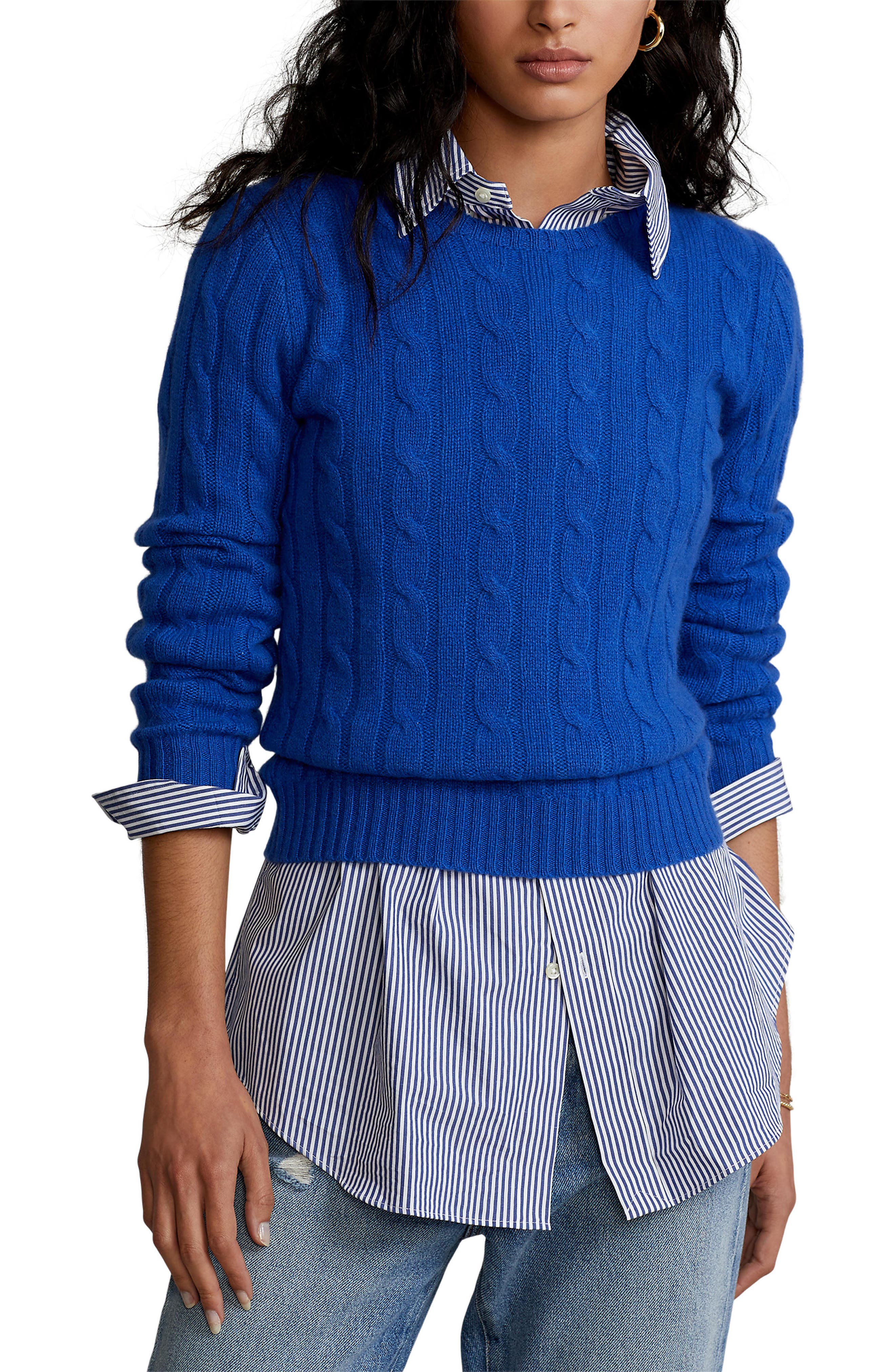 sweater over polo women's