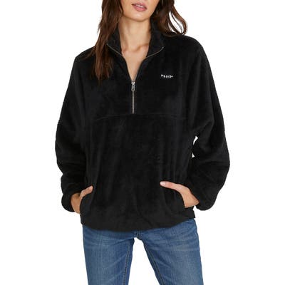 Volcom Pheelin Phuzzy Pullover, Black