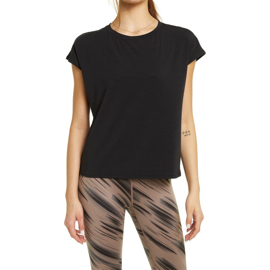 Zella Hana Studio T-shirt In Black