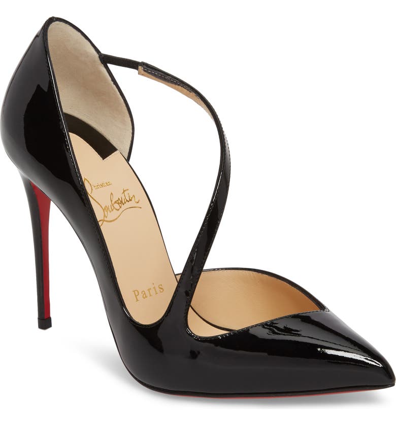 Christian Louboutin Strappy Half d'Orsay Pump | Nordstrom
