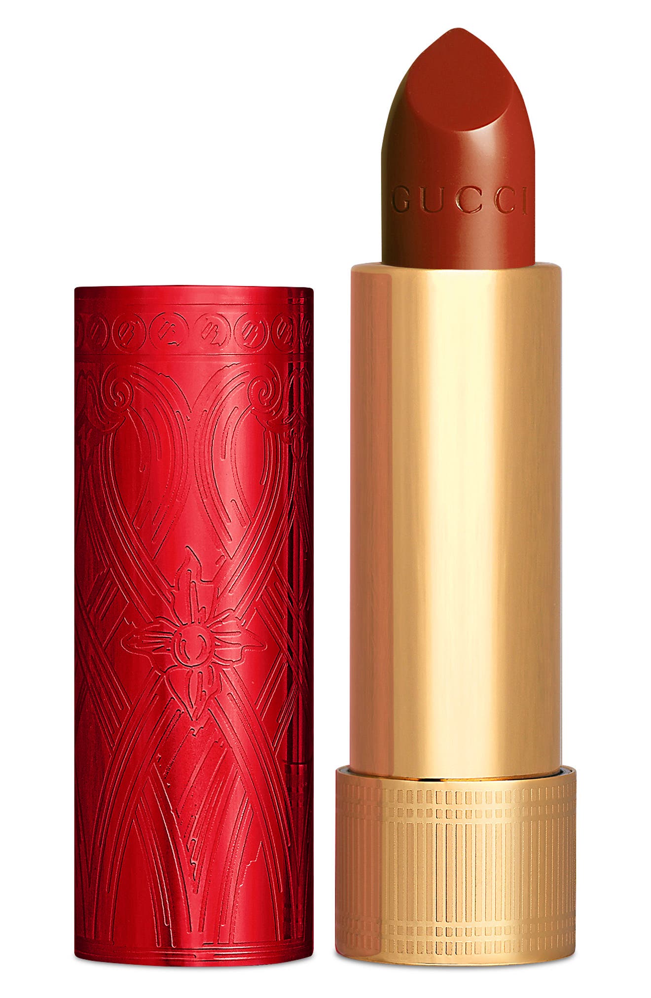 Gucci Lunar New Year Rouge a Levres Satin Lipstick in 505 Janet Rust at Nordstrom