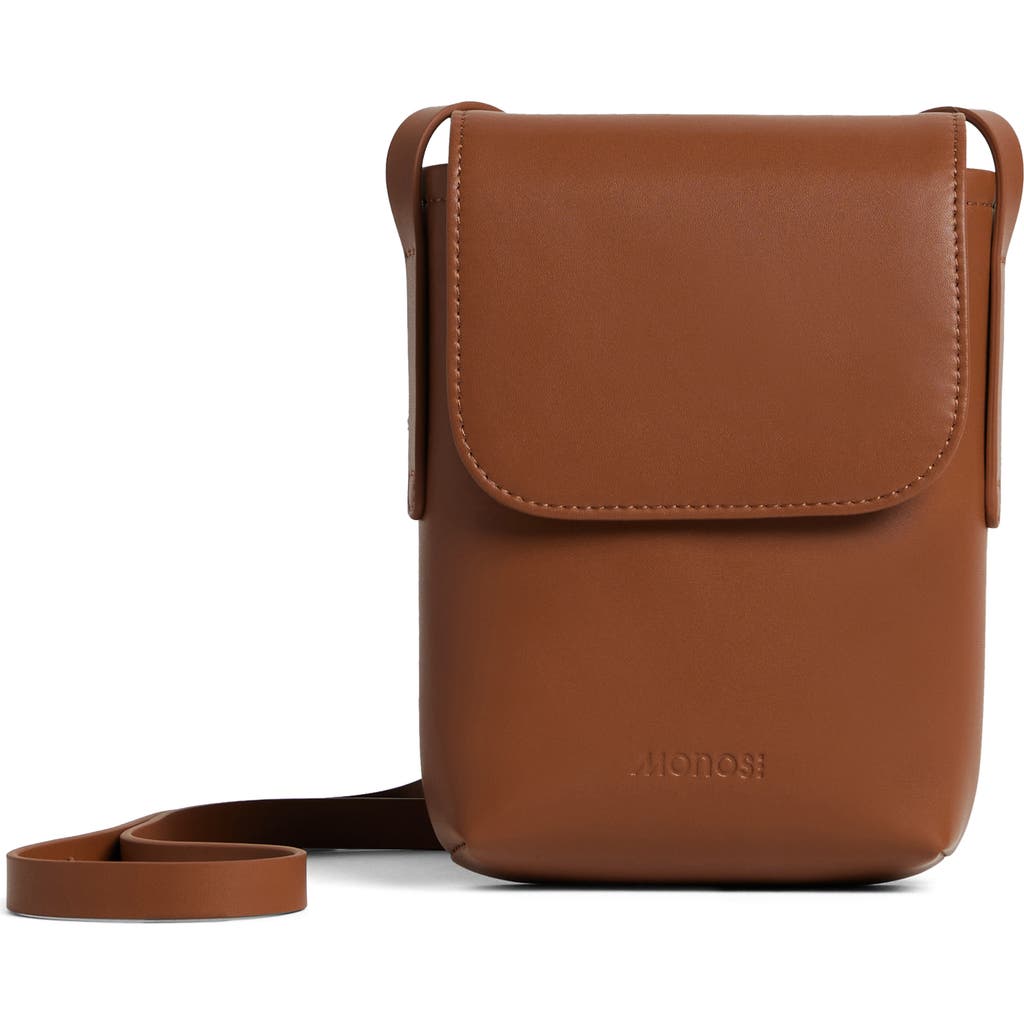 Monos Mini Metro Crossbody Bag In Mahogany