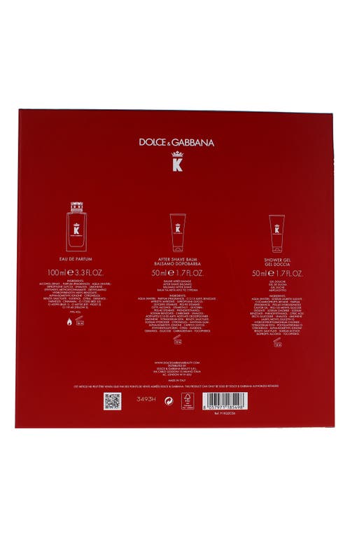 Dolce & Gabbana K By Dolce&gabbana Eau De Parfum Trio Set In No Color