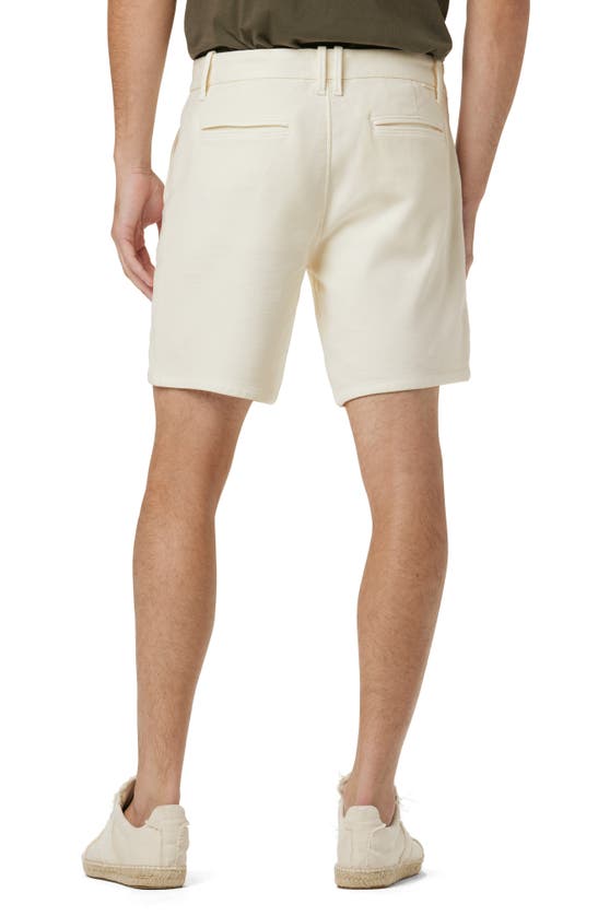 Joe's The Airsoft Slim Straight Leg Terry Chino Shorts In Chalk