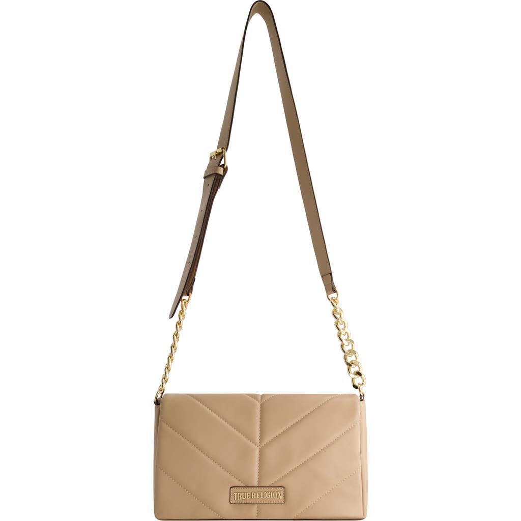 TRUE RELIGION BRAND JEANS TRUE RELIGION BRAND JEANS QUILTED LOGO CROSSBODY BAG