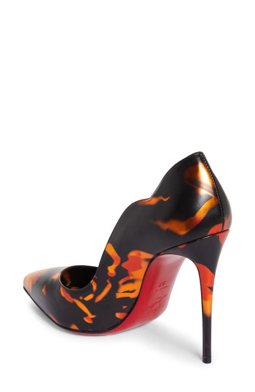 Shop Christian Louboutin Hot Chick Pointed Toe Pump In Black/metallic Multi