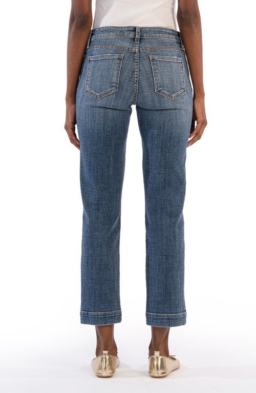 Shop Kut From The Kloth Stevie Ankle Straight Leg Jeans In Evaluate