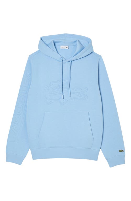 Lacoste Relaxed Fit Logo Patch Hoodie at Nordstrom,