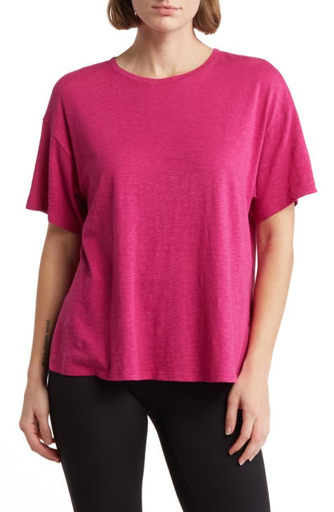 Infinite Seamless T-Shirt - Sherbet Pink, Women's Fitness Wear