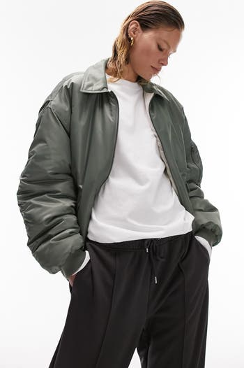 Reversible Pinstripe Nylon Hooded Jacket - Ready to Wear