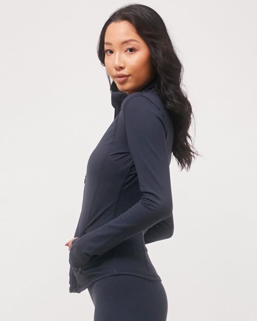 Rebody Active Gen Xyz Zip Up Cloudlux Track Jacket In Space Navy