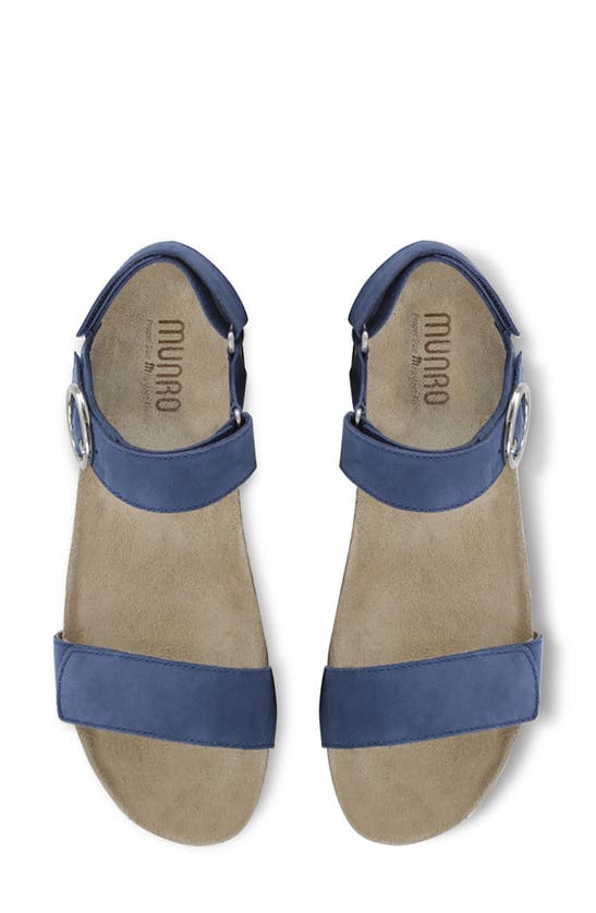 Munro Sintra Wedge Sandal In Atlantic Blue