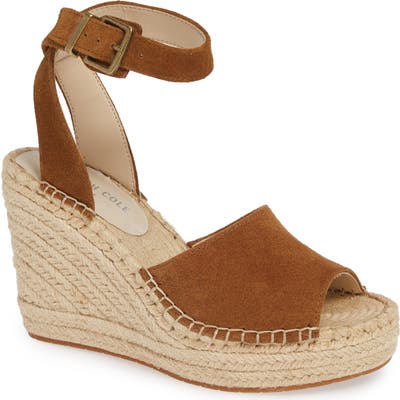 Kenneth Cole New York Olivia Wedge Sandal, Brown