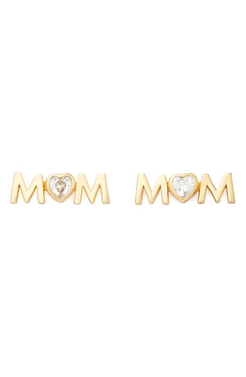 Kate Spade New York Mom Stud Earrings In Gold