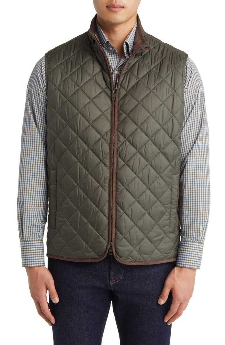 Peter Millar Essex Water Resistant Quilted Travel Vest | Nordstrom