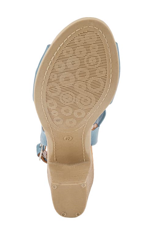 Shop Spring Step Madeleine Slingback Sandal In Blue