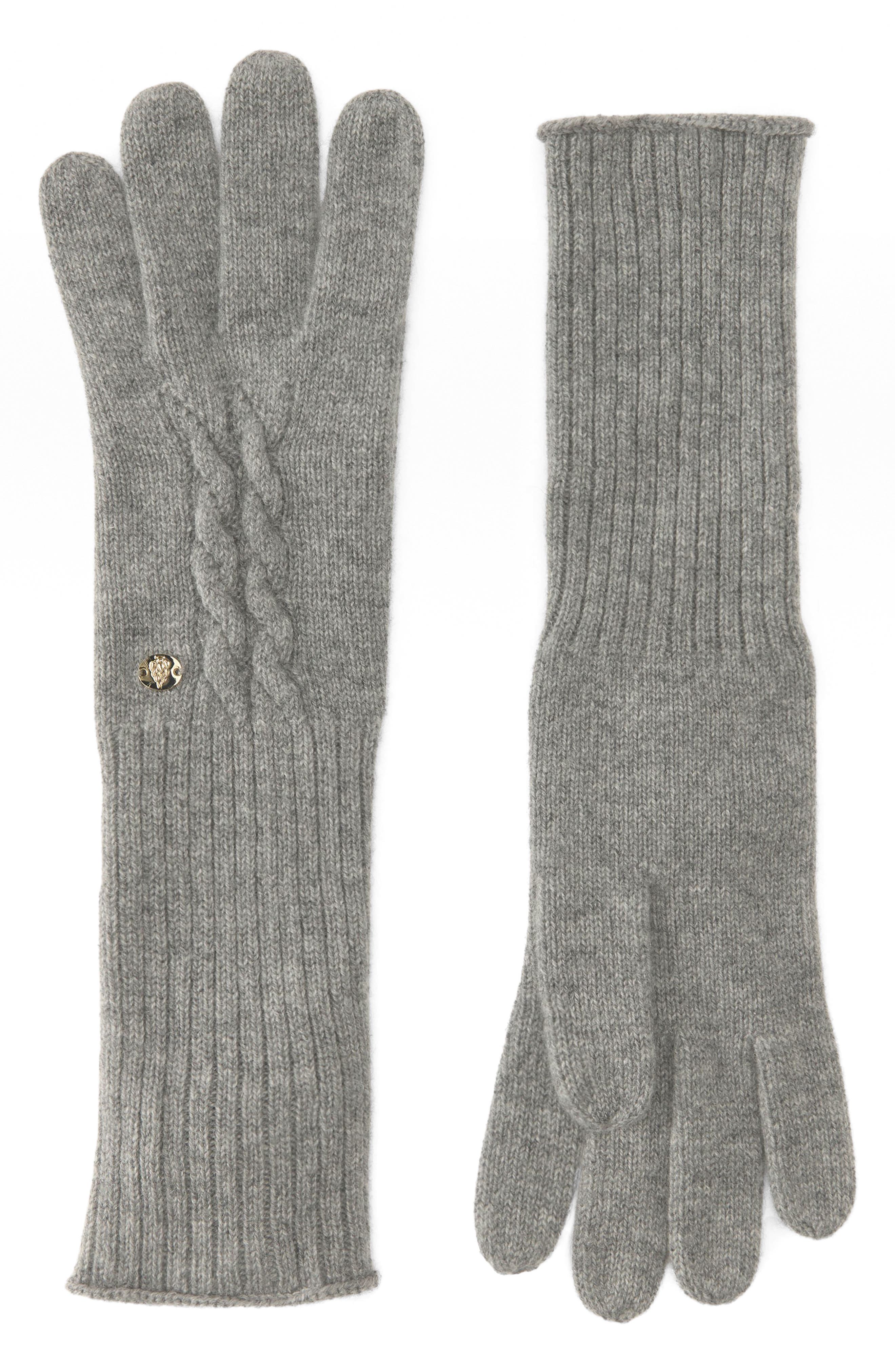 Helen Kaminski Alma Cashmere Gloves in Boulder Melange 