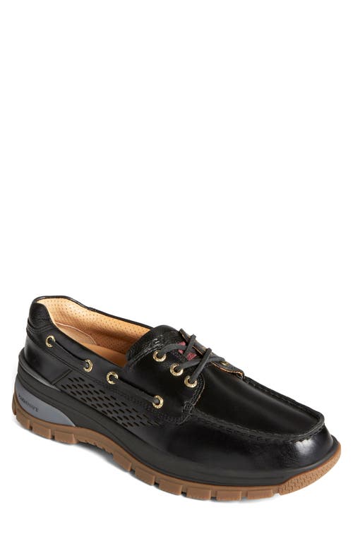 Shop Sperry Gold Billfish Boat Shoe In Black