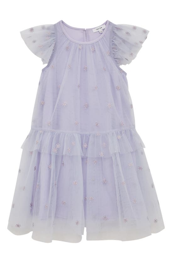 Reiss Kids' Fifi Jr. Tulle Dress In Lilac