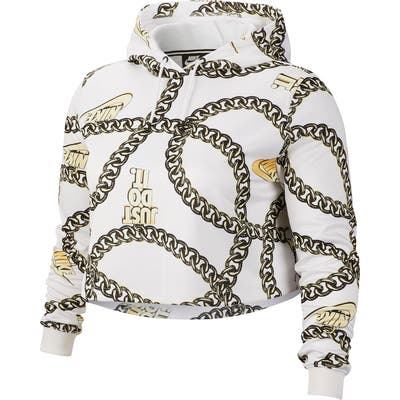 Plus Size Nike Sportswear Crop Hoodie (Plus)