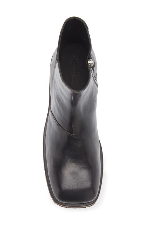 Our Legacy Engine Boot Ankle Boots In Black Leather In Black
