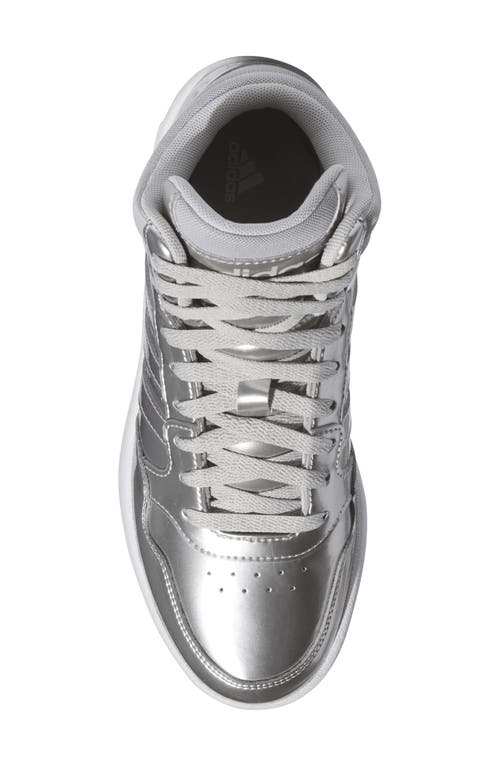 Adidas Originals Adidas Hoops 3.0 Mid Top Sneaker In Ftwr White/grey/grey
