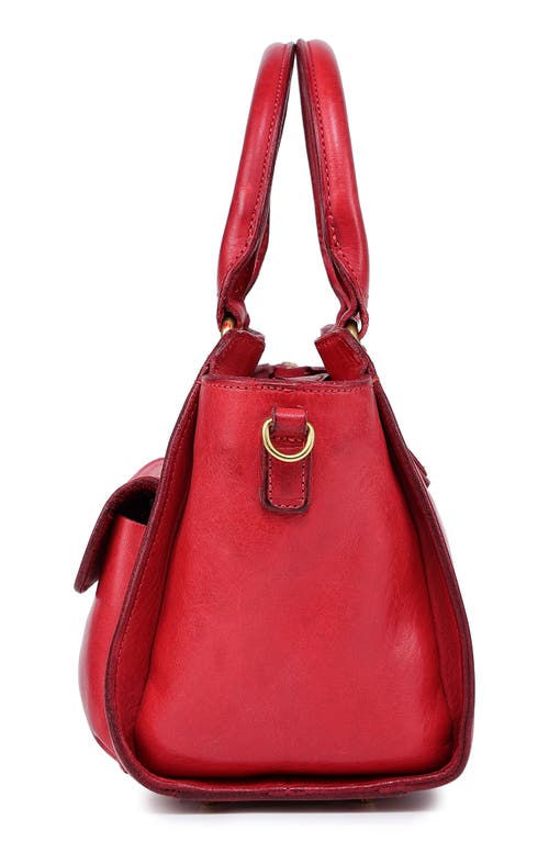 Old Trend Pansy Mini Satchel Bag In Red