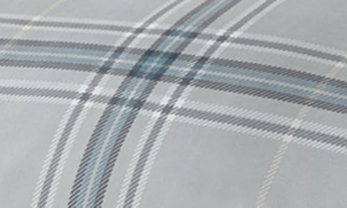 Southshore Fine Linens Vilano Plaid Duvet Cover Set In Plaid Grey