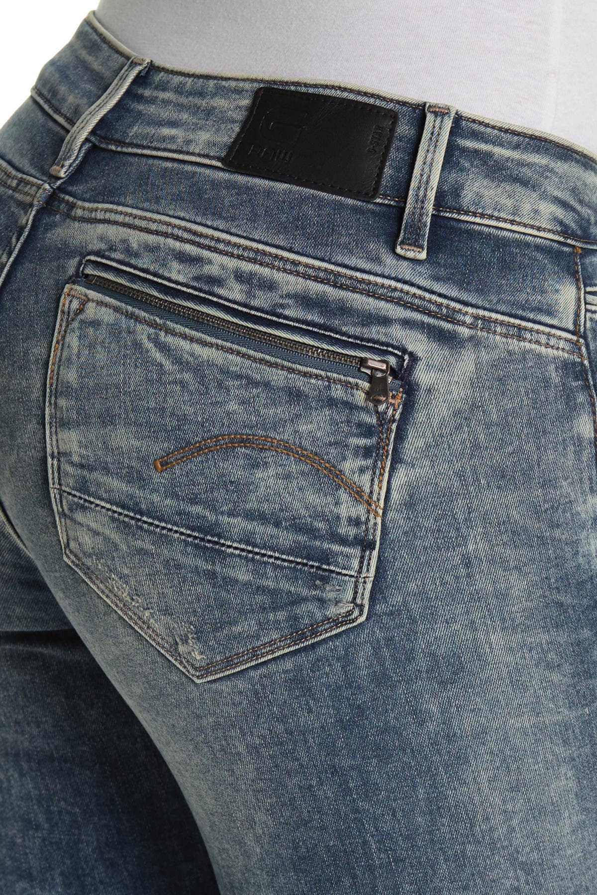 midge zip mid skinny jeans