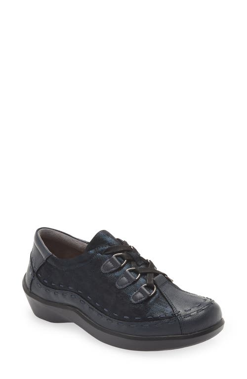 Allsorts Hiker Shoe in Navy Swirl Leather