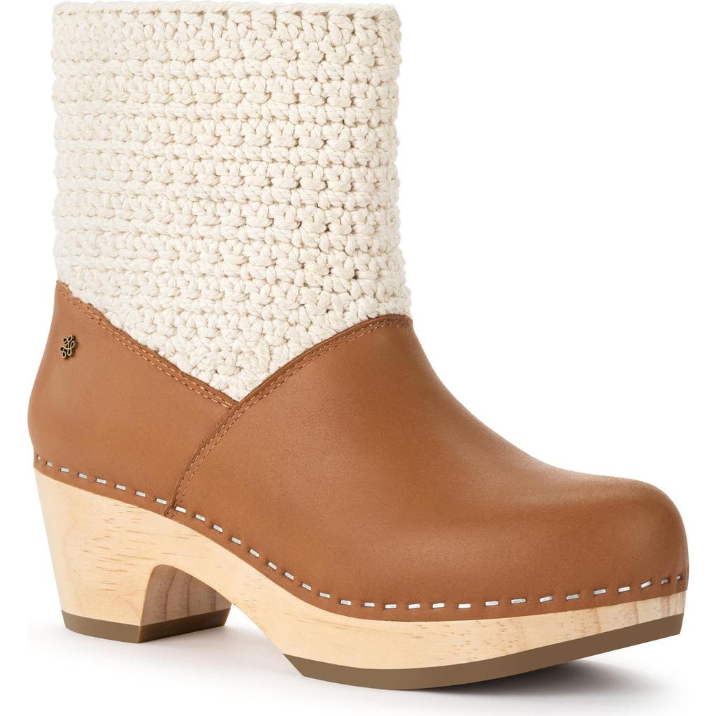 The Sak Paloma Clog Boots In Tobacco