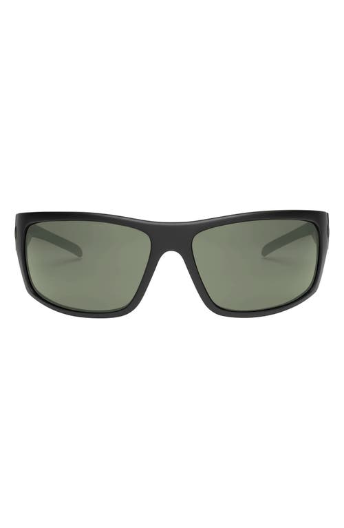 Electric Tech One XLS 40mm Poalrized Sport Sunglasses in Matte Black/Grey Polar