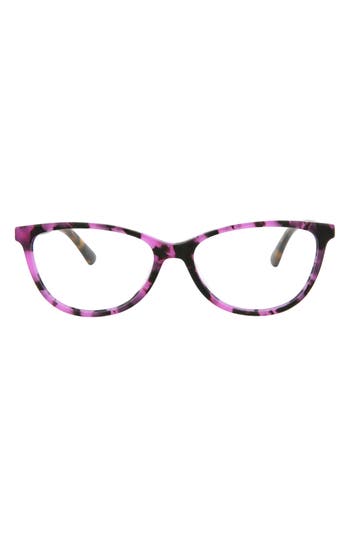 Mcq By Alexander Mcqueen Mcq 54mm Core Cat Eye Optical Glasses In Avana Avana Transparent