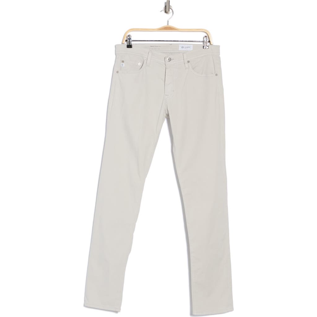 Ag Tellis Stretch Sateen Modern Slim Pants In Fade To Graye