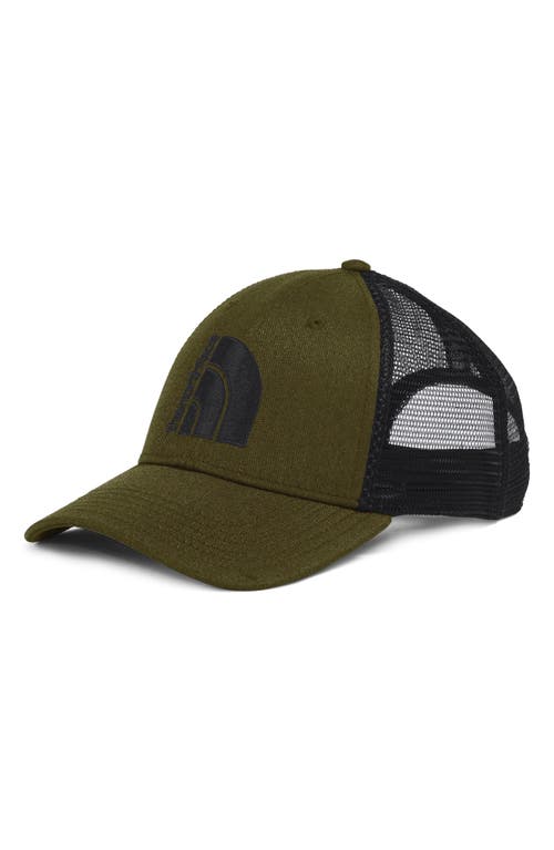 The North Face Mudder Trucker Hat In Forest Olive/black/jumbo Hd