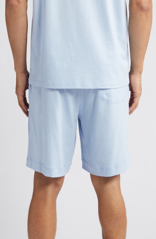 Shop Daniel Buchler Cotton & Lyocell Pajama Shorts In Sky