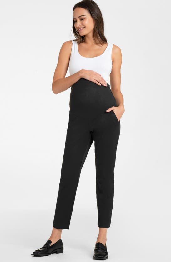 Shop Seraphine The Everyday Work Maternity Pants In Black