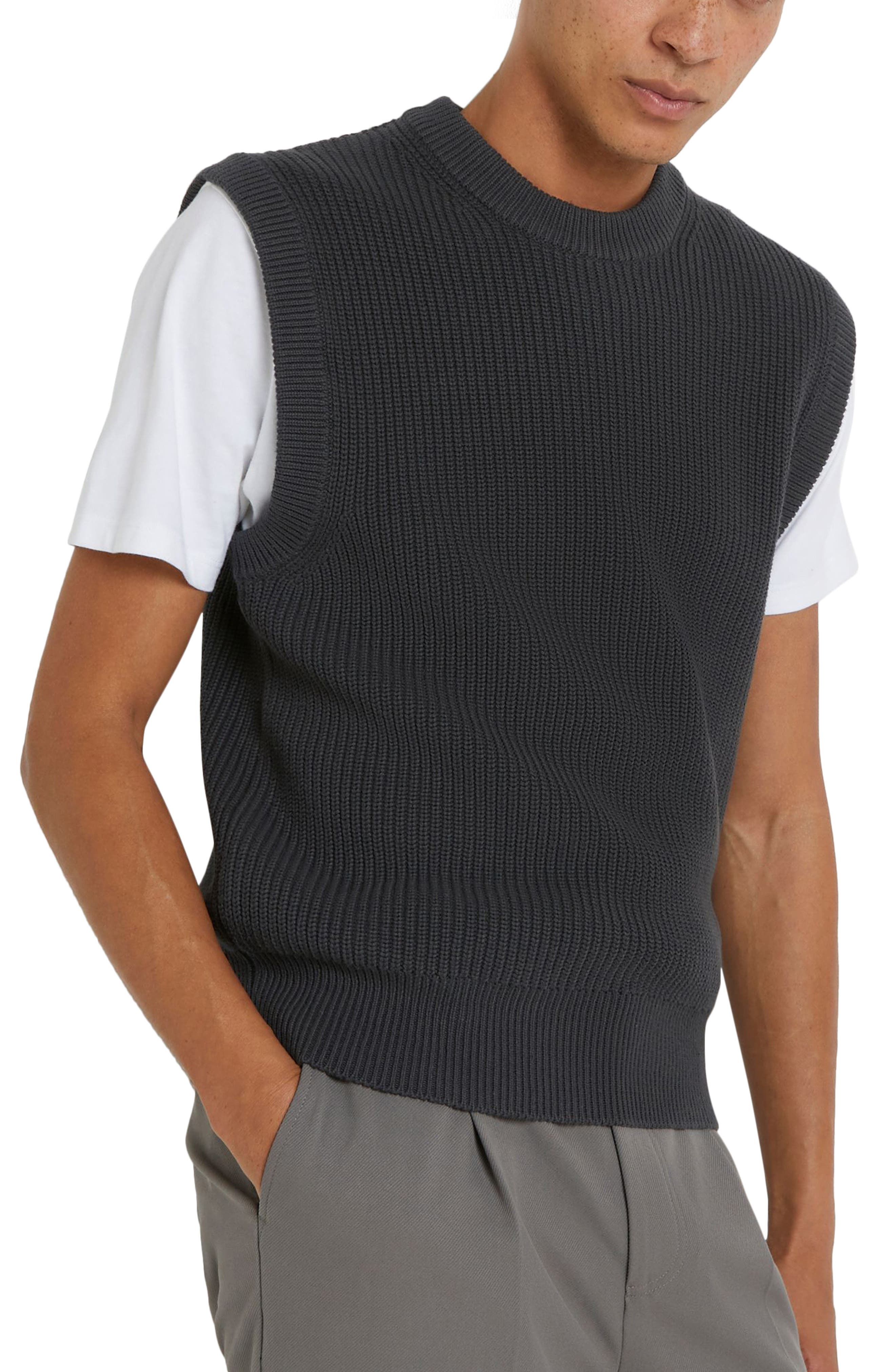 sweater vest crew neck