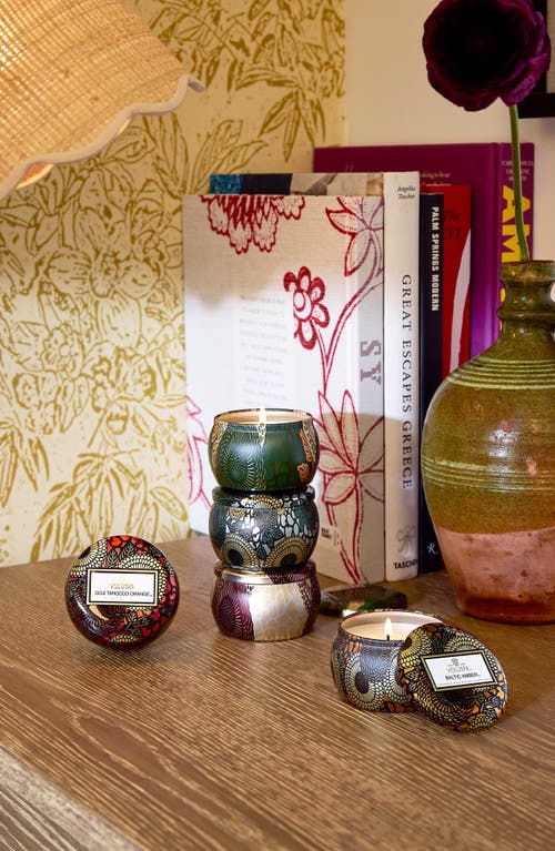 Voluspa Japonica Set Of 5 Mini Tin Candles (limited Edition) (nordstrom Exclusive) $60 Value In Green Multi Assorted