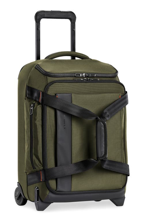 Briggs & Riley ZDX 21-Inch Carry-On Upright Duffle Bag in Hunter Green