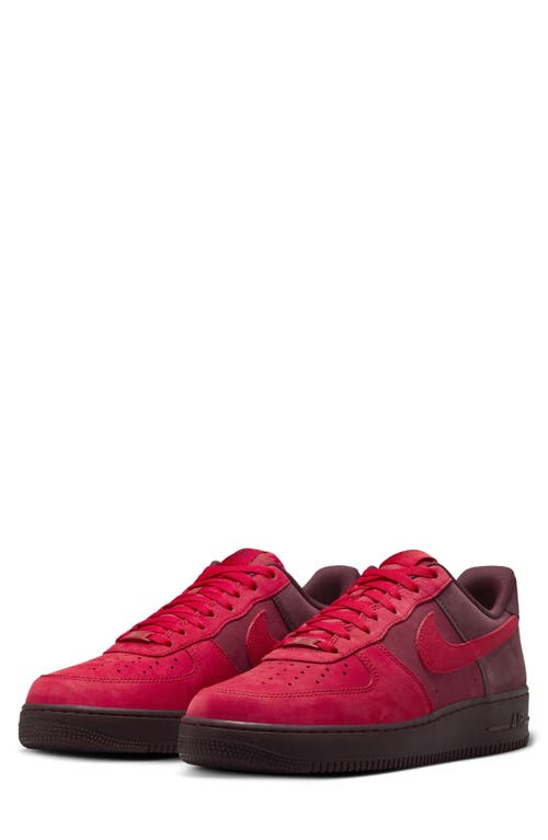 Nike Air Force 1 '07 Sneaker In University Red/university Red