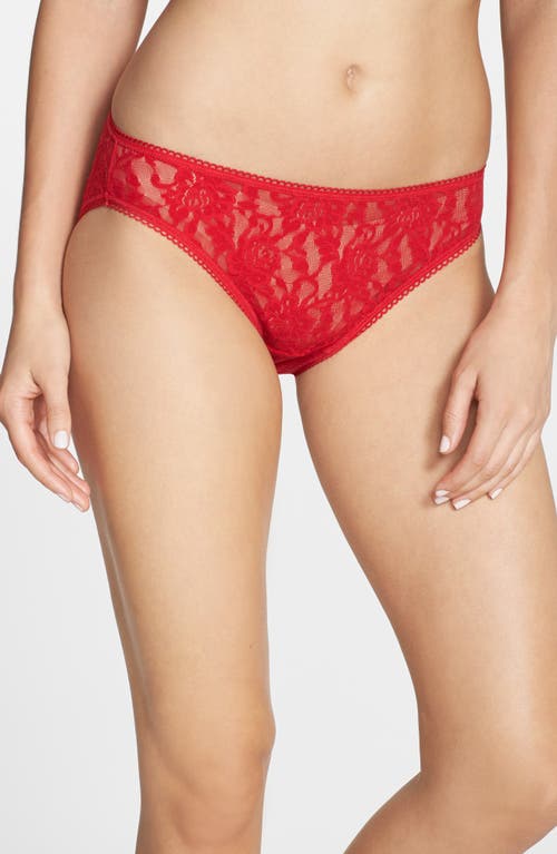 Hanky Panky Lace Bikini In Red