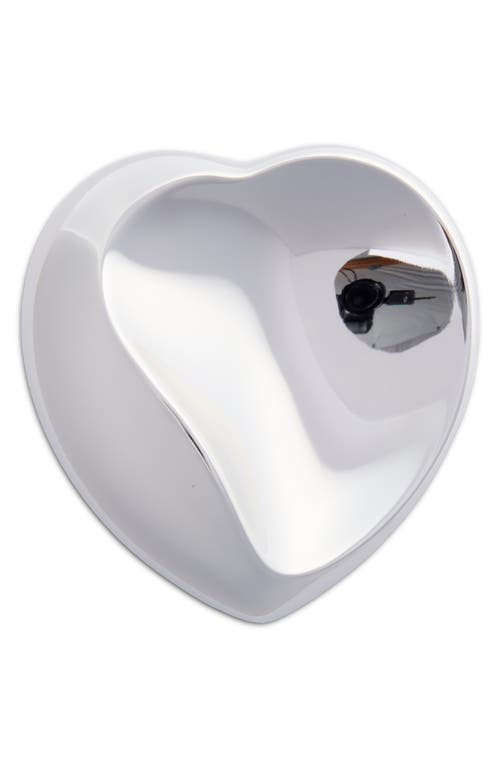 Georg Jensen Large Heart Jewelry Box In Metallic