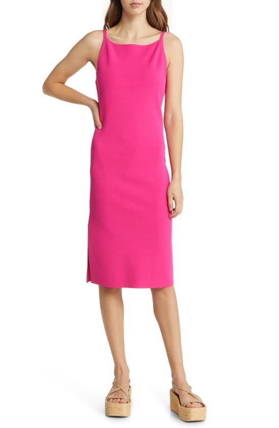 Nordstrom Signature Sleeveless Sweater Dress In Pink Rouge
