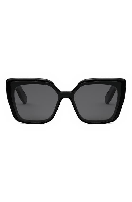 Dior Lady 95.22 S2i Butterfly Sunglasses In Black