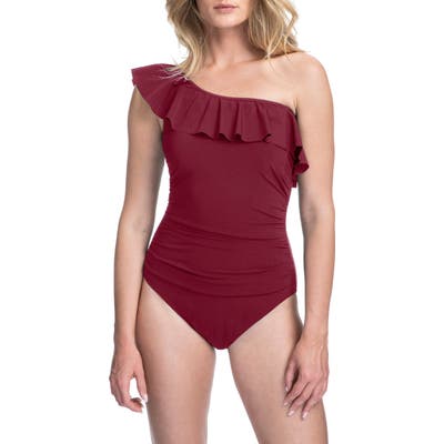 Profile By Gottex Tutti Frutti One-Shoulder One-Piece Swimsuit
