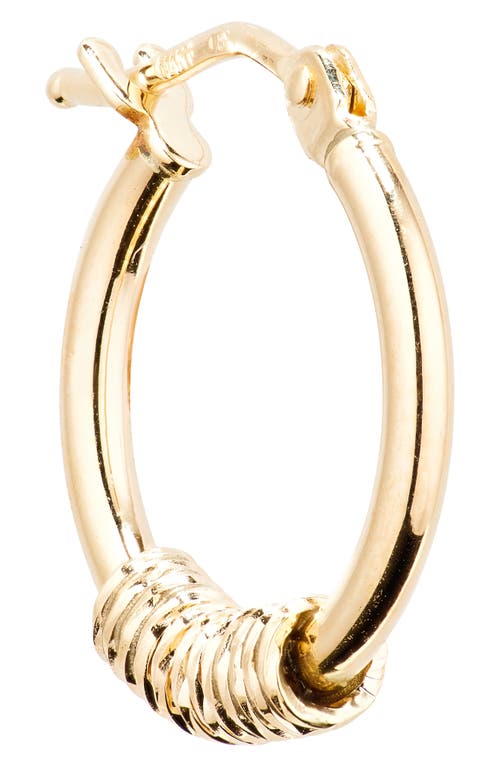 Shop Bony Levy 14k Gold Disc Hoop Earrings In 14k Yellow Gold