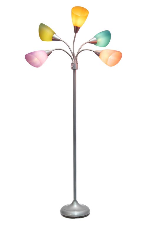 LALIA HOME LALIA HOME FIVE LIGHT GOOSE NECK FLOOR LAMP